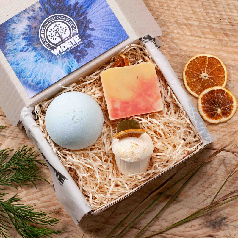 Frosty Snowball & Tangerine Bath Box