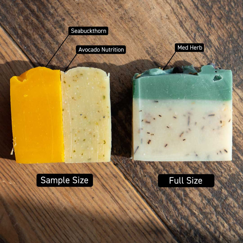 Natural Soap Taster Pack | 10 x Half Size Bars